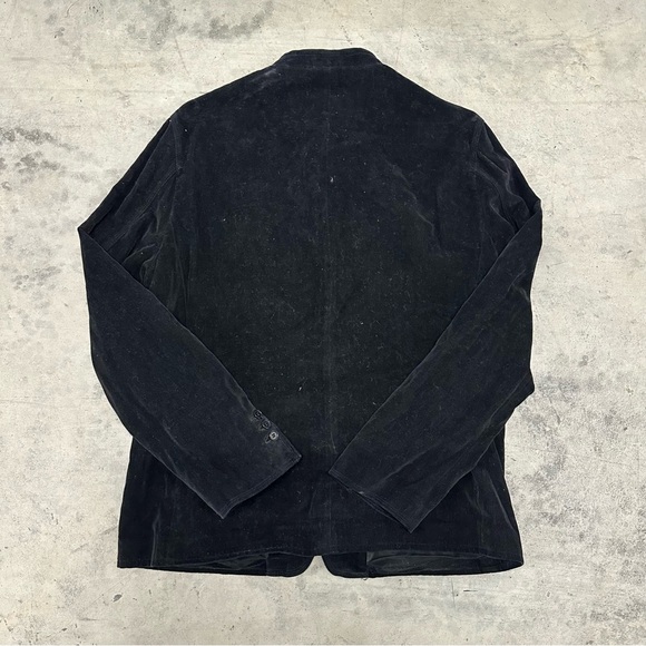 JOHN VARVATOS Double Breasted Black Coat 42 - Picture 7 of 8